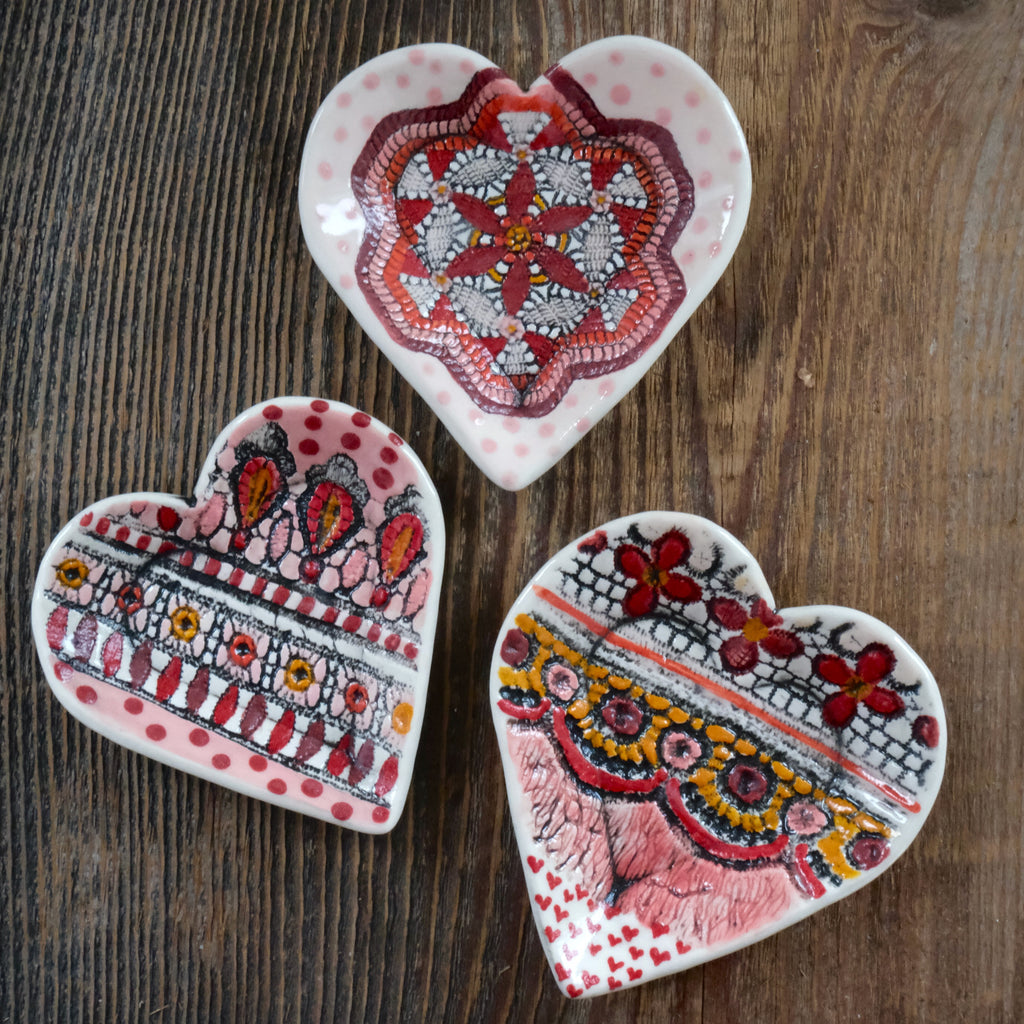 Heart Plate Set 12