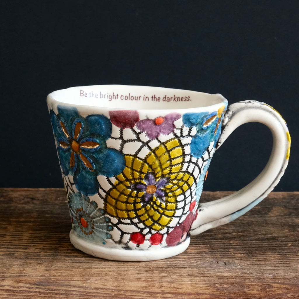 Latte Mug 02 (with 22k gold lustre)