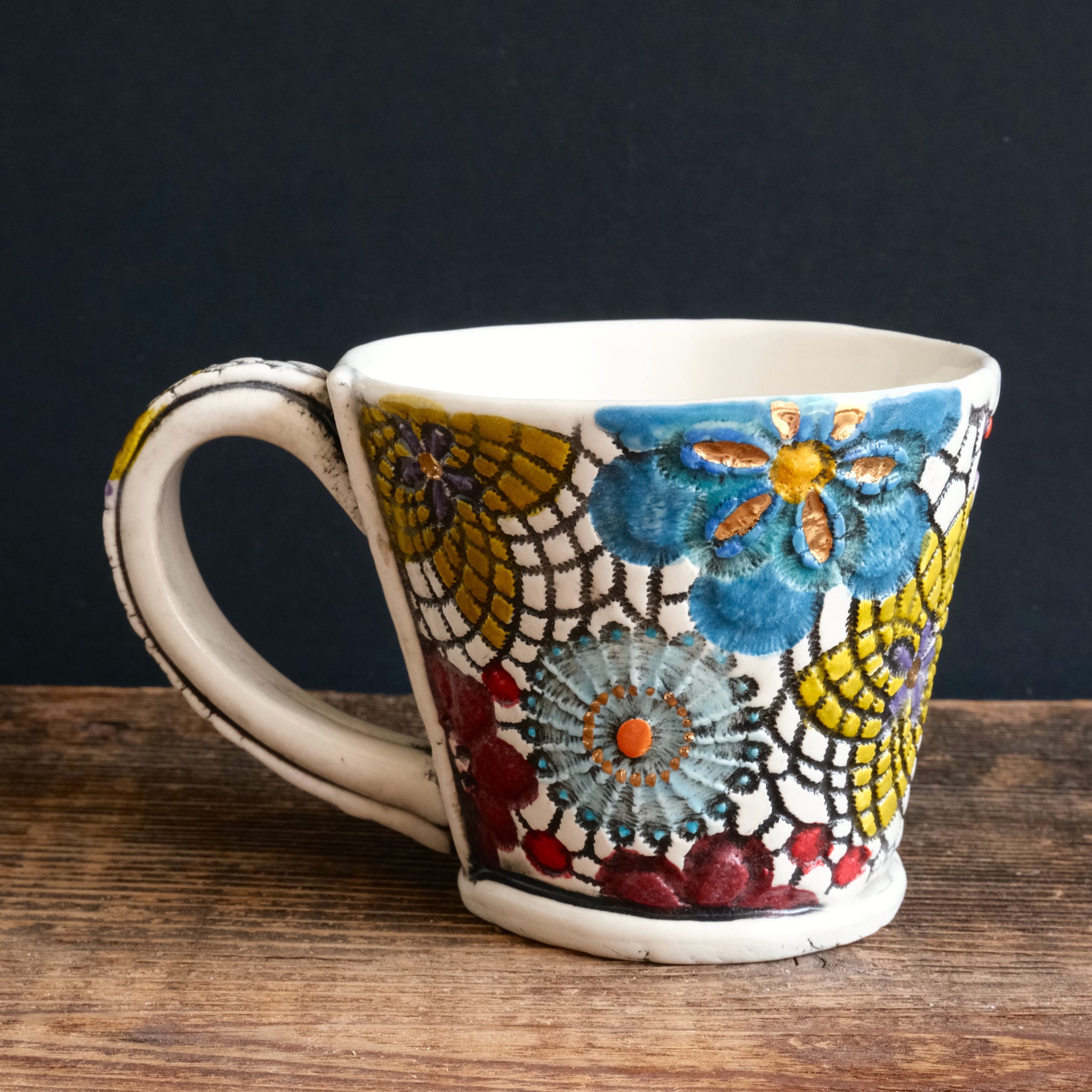 Latte Mug 02 (with 22k gold lustre)