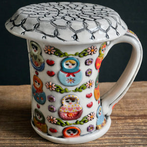 Matryoshka Mug and Coaster Set