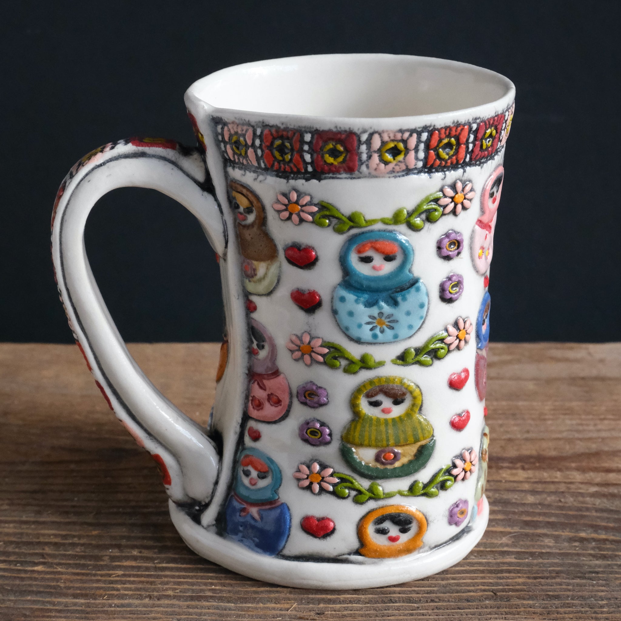 Matryoshka Mug and Coaster Set