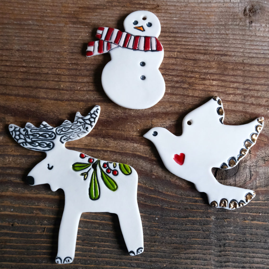 Ornaments 3 (set of three)